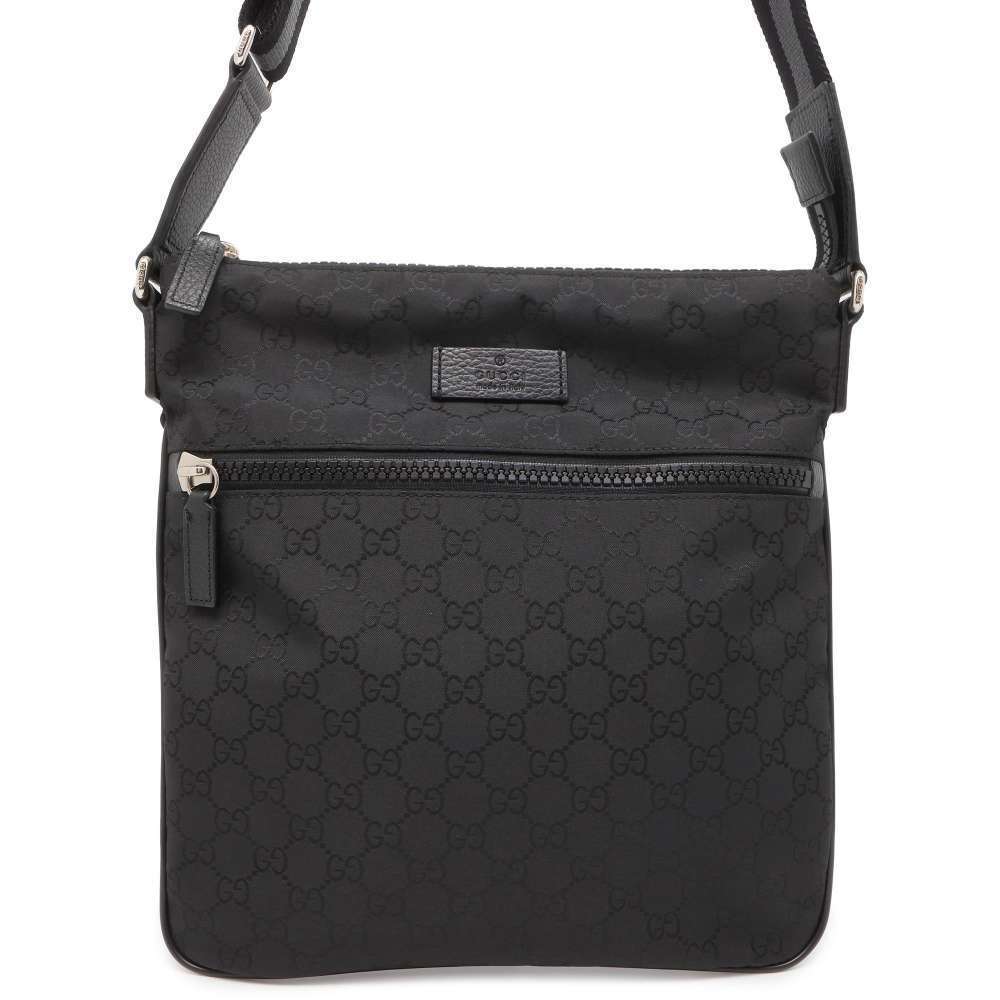 Gucci Shoulder Crossbody Bag GG Black